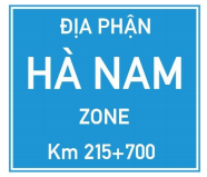 Chỉ dẫn địa giới trên tuyến đường đối ngoại