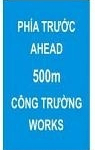 Báo hiệu phía trước có công trường thi công