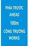 Báo hiệu phía trước có công trường thi công