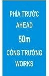 Báo hiệu phía trước có công trường thi công